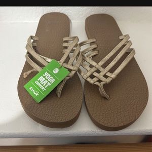 Brand new Sanuk sandals